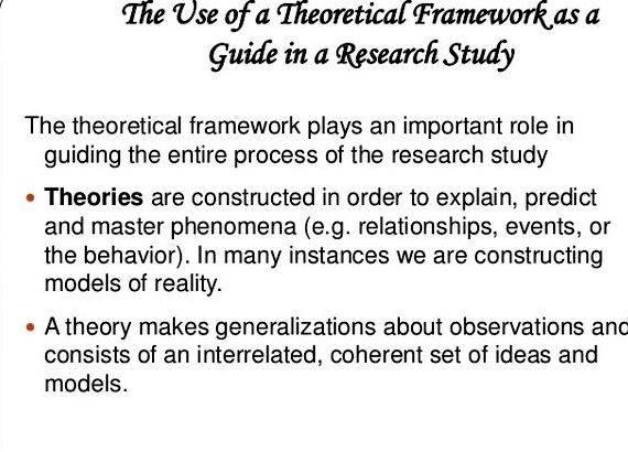 Konseptwal framework sa thesis proposal sa industriya