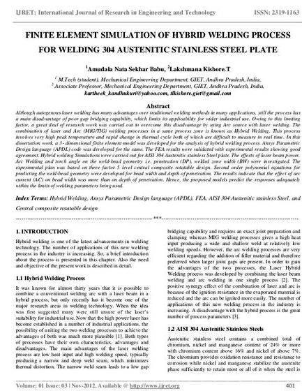 Laser hybrid welding thesis proposal used and