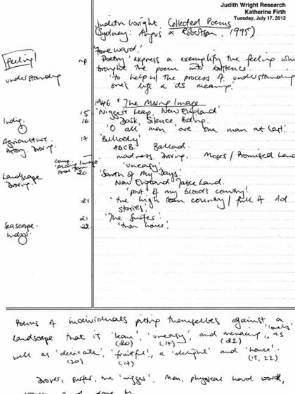 Lecture notes on thesis writing reader what it