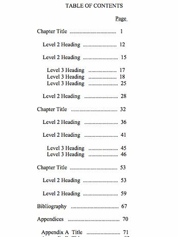 List of tables and figures in thesis proposal figures on topic