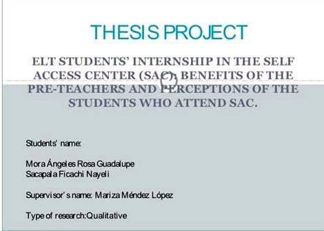 Masters thesis proposal presentation ppt des graduate level