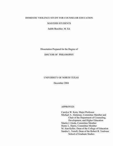 Master thesis in sociology