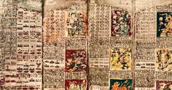 Mayan writing mathematics and astronomy lasted for more than