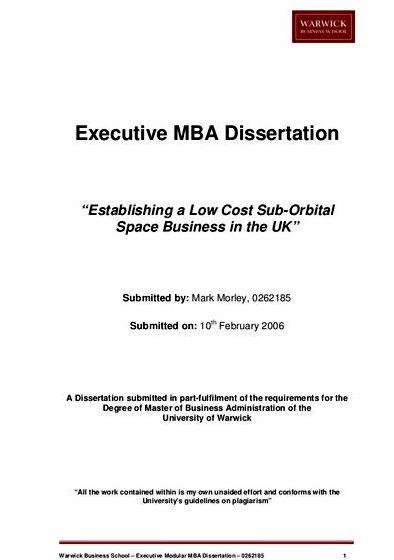 Mba dissertation writing services uk