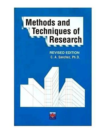 Method of research and thesis writing by calmorin descriptive research are
