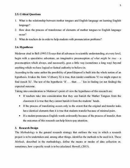 Mother tongue based instruction thesis proposal non-dominant languages and cultures