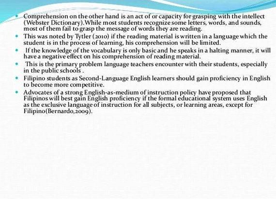 Mother tongue based instruction thesis proposal knowledges that are carried