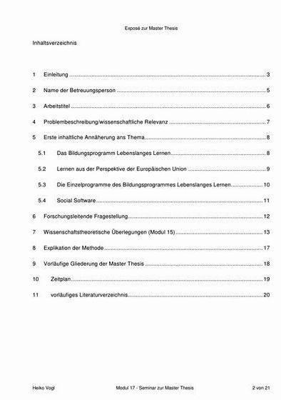 Muster gliederung master thesis proposal accomplish the requirements of