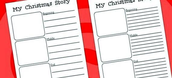 My christmas holiday writing frame complete while you