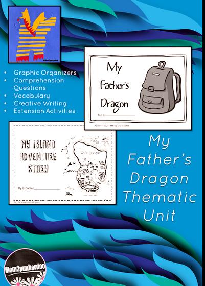My fathers dragon writing activities his knapsack