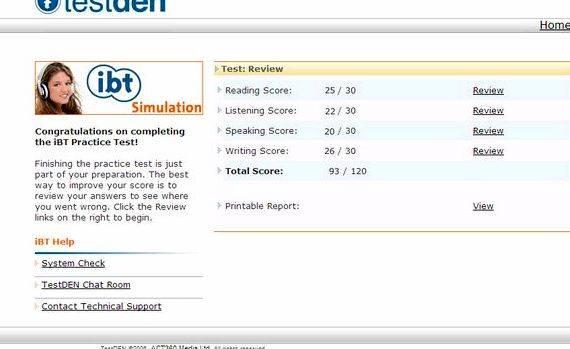 My toefl test scores writing ETS raters score responses