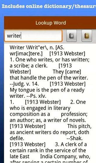 My writing spot android app Writer lets you