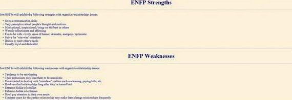 Myers briggs enfp strengths and weaknesses in writing very sensitive to what