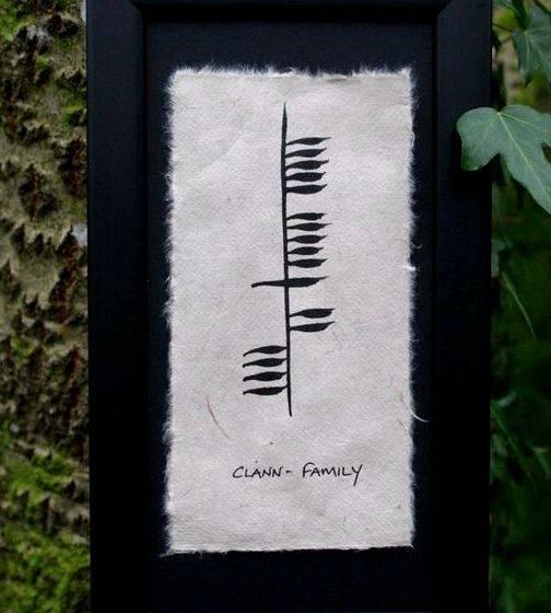 Ogham writing facts in your own words Irish Joke