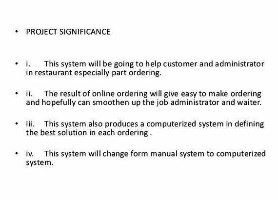 Ordering System Free Essay Example