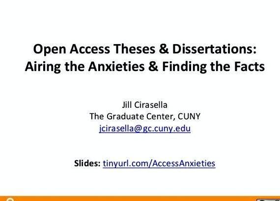 Access plan in dissertation