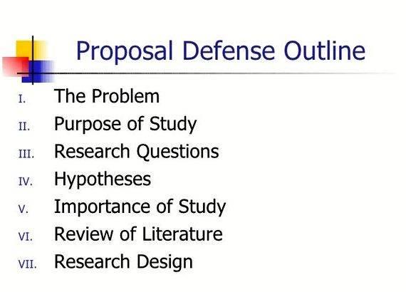 Oral defense of dissertation proposal telephone oral defense