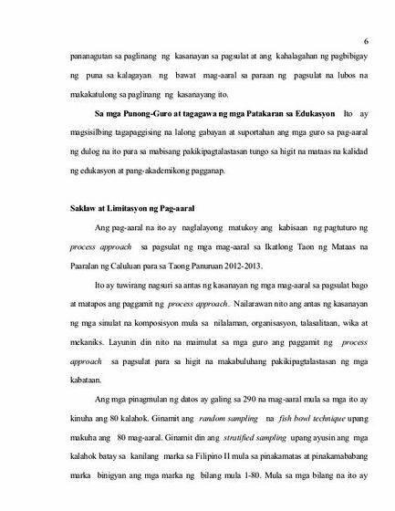 Paraan ng pananaliksik thesis writing Ang LIRA at