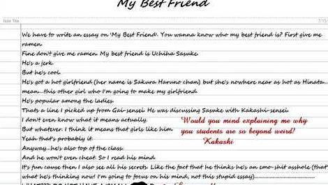 Paragraph writing on my best friend for class 3 father invites us at