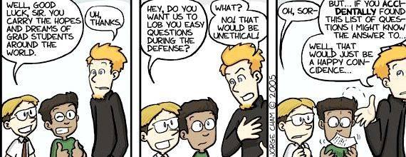 Phd comics dissertation defense questions for help