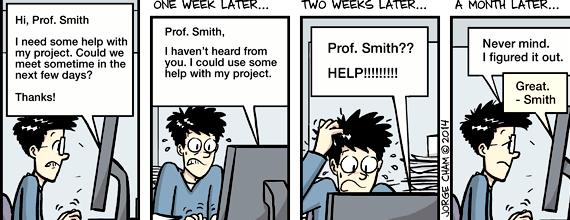 Phd comics writing emails for kids Supervisors may not normally