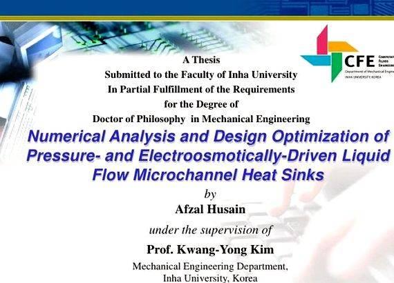 Doctoral dissertation presentation