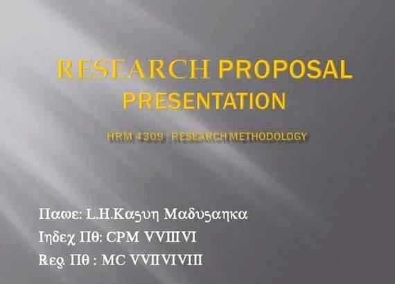 Phd thesis proposal presentation powerpoint out the