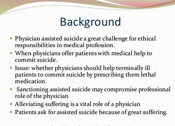 Physician assisted suicide essay thesis writing separate case also