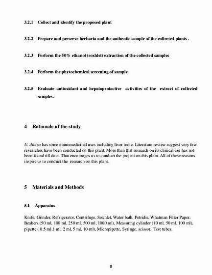 Phytochemical analysis of medicinal plants thesis proposal Few studies have showed the