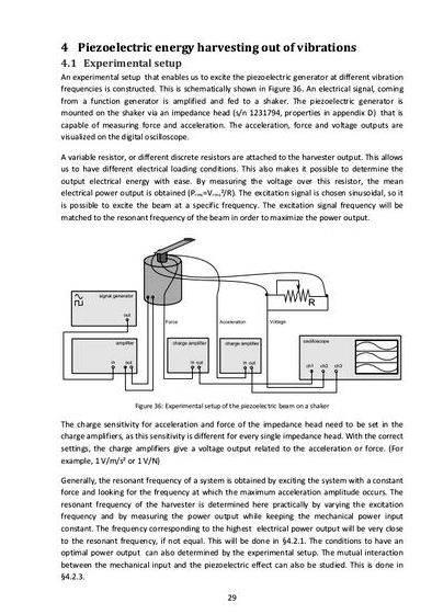 Piezoelectric energy harvesting thesis proposal United States jobs