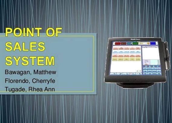 Point of sales system thesis proposal Class Time Table in Android