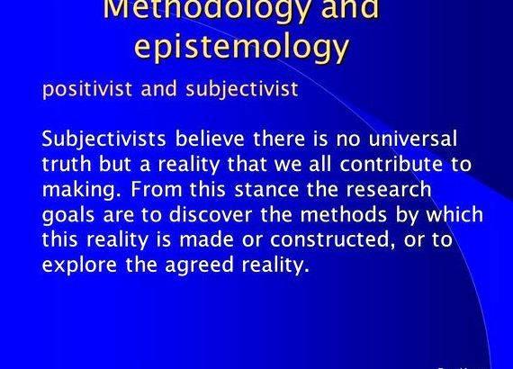 Positivist approaches to dissertation writing research paradigms