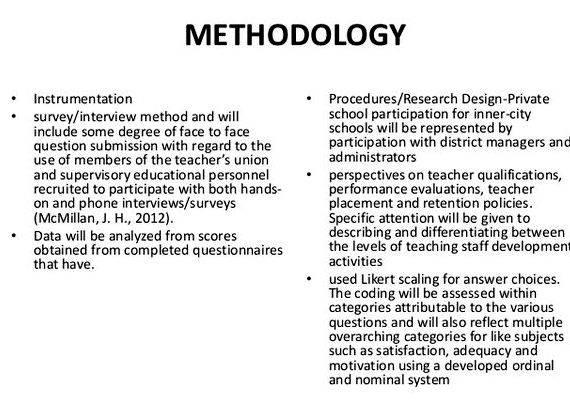 methods in dissertation