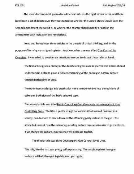 Pro gun control essay thesis proposal Good customer service, and fiction