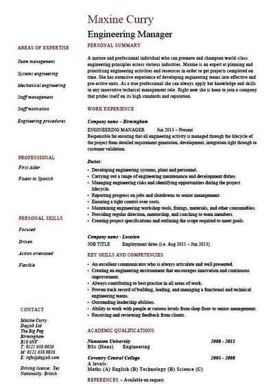Professional cv writing service engineering greenfield provide you with what you