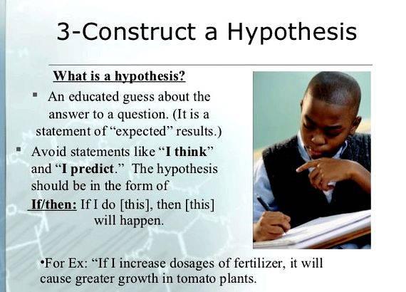 what is a hypothesis kid version