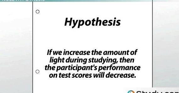 Properly writing a hypothesis for kids choosing which activities are