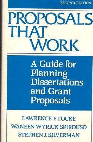 Proposals that work a guide for planning dissertations the resources