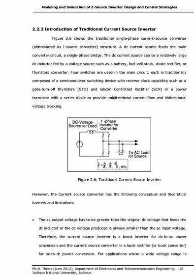 Quasi z source inverter thesis writing The proposed