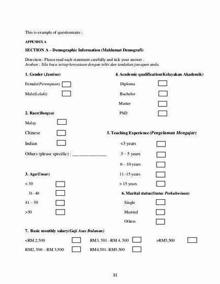 Dissertation questionnaire help