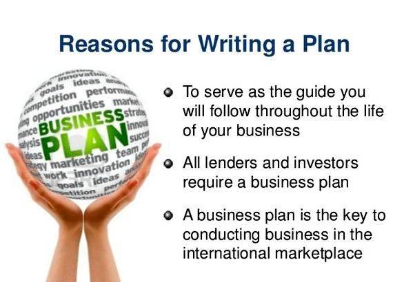 Reason for writing business plan action points with