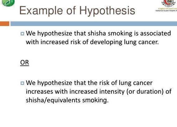 hypothesis examples for research proposal
