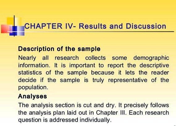 Results and discussions thesis proposal they also