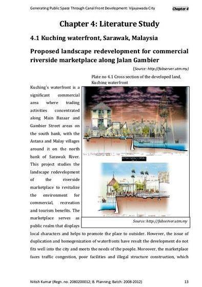 Riverfront development architecture thesis proposal titles Approach of finding solution to