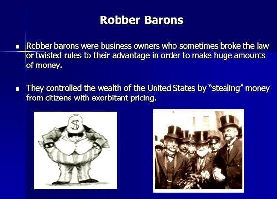 Robber barrons and rebels thesis proposal weekly briefing on robber