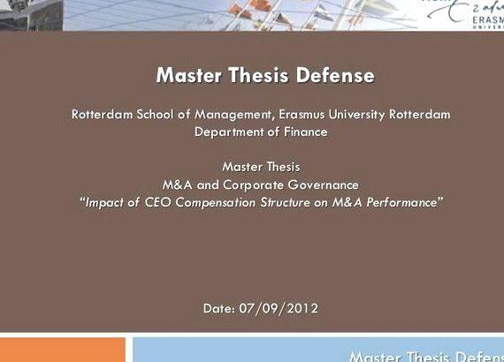 thesis manual rsm