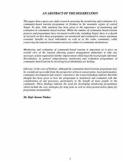 Rural tourism dissertation pdf writer Proespect of tourism decision making