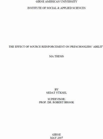 Sample appendix page thesis proposal smaller or condensed typeface