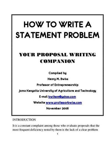 Sample specific problem in thesis writing The practice of