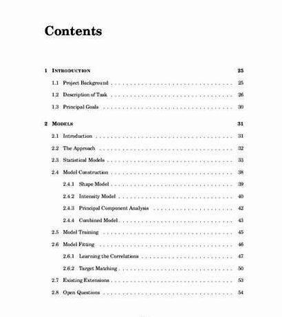 Sample table of contents page for thesis writing Quantitative     Mixed Method     Variable Operationalization